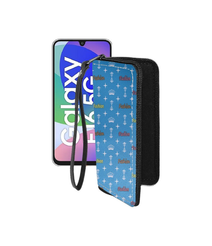 Чохол-гаманець з екошкіри для телефону Samsung Galaxy F16 (E166)
