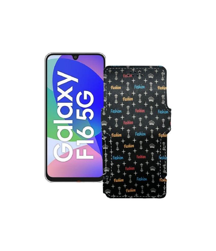 Чохол-книжка з екошкіри для телефону Samsung Galaxy F16 (E166)