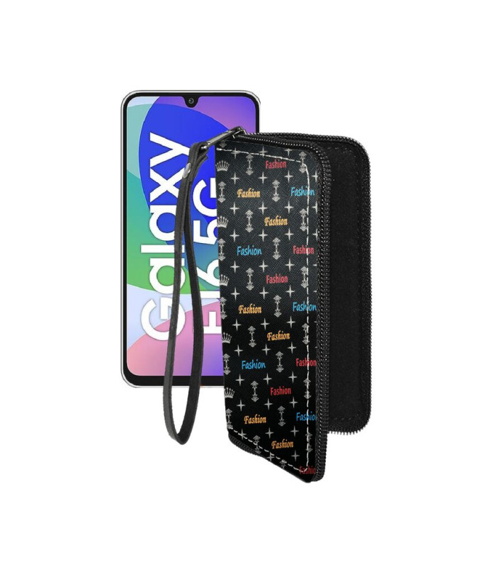 Чохол-гаманець з екошкіри для телефону Samsung Galaxy F16 (E166)