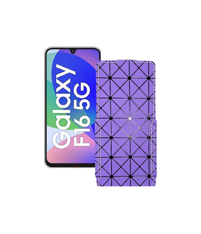 Чохол-флип з екошкіри для телефону Samsung Galaxy F16 (E166)