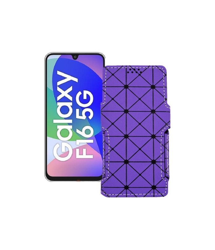 Чохол-книжка з екошкіри для телефону Samsung Galaxy F16 (E166)