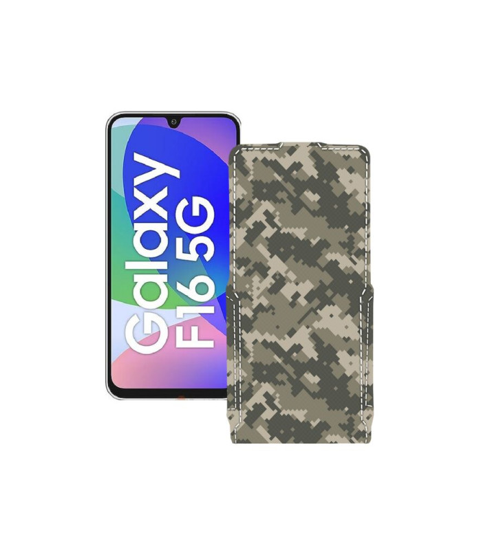 Чохол-флип з екошкіри для телефону Samsung Galaxy F16 (E166)