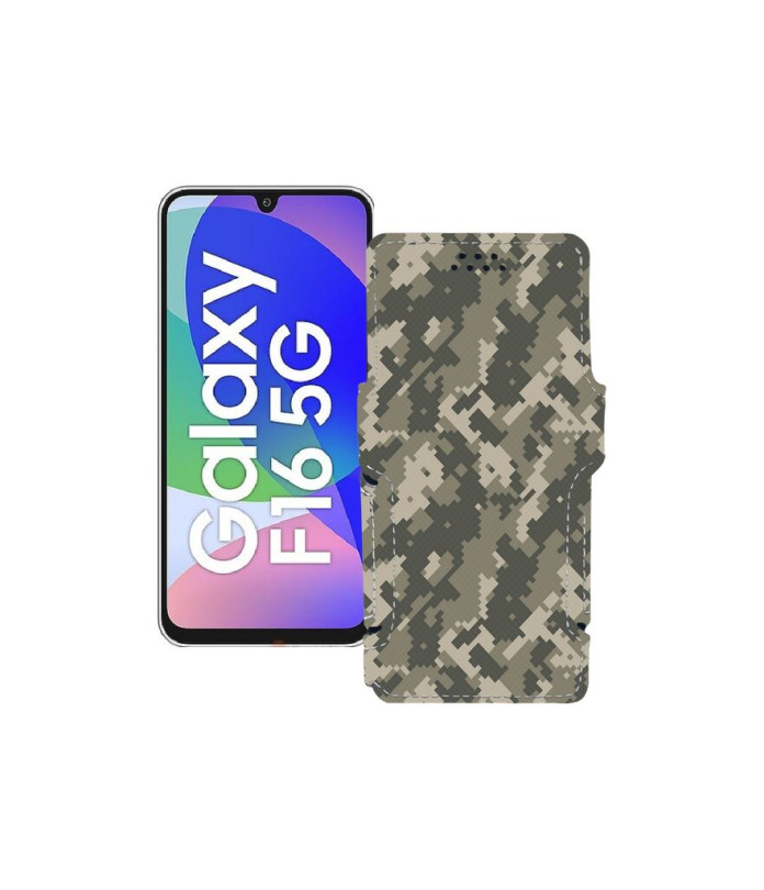 Чохол-книжка з екошкіри для телефону Samsung Galaxy F16 (E166)