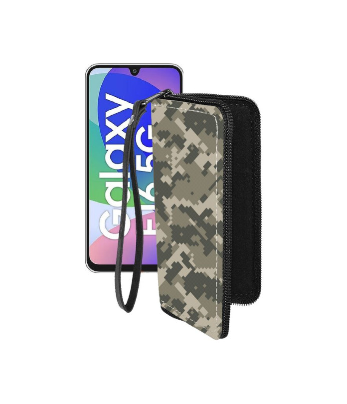 Чохол-гаманець з екошкіри для телефону Samsung Galaxy F16 (E166)