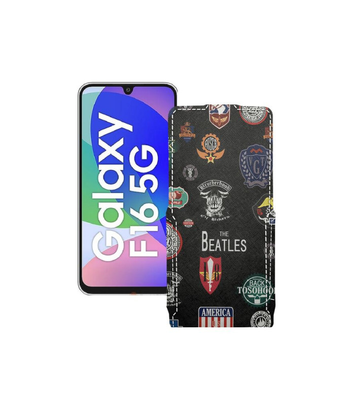 Чохол-флип з екошкіри для телефону Samsung Galaxy F16 (E166)