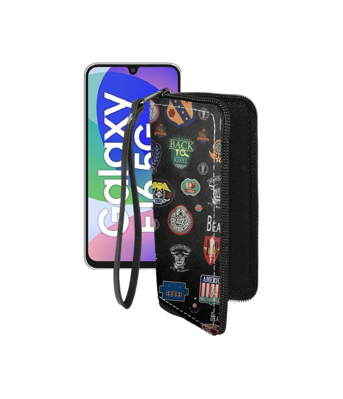 Чохол-гаманець з екошкіри для телефону Samsung Galaxy F16 (E166)