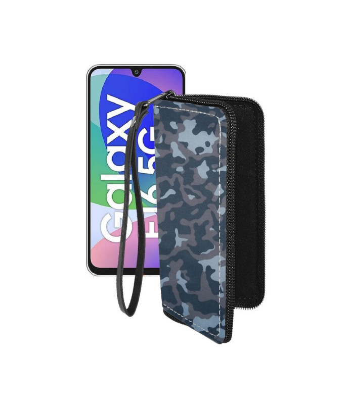 Чохол-гаманець з екошкіри для телефону Samsung Galaxy F16 (E166)