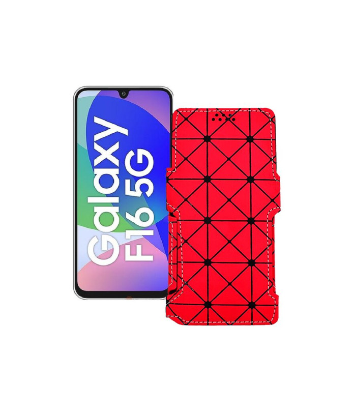 Чохол-книжка з екошкіри для телефону Samsung Galaxy F16 (E166)