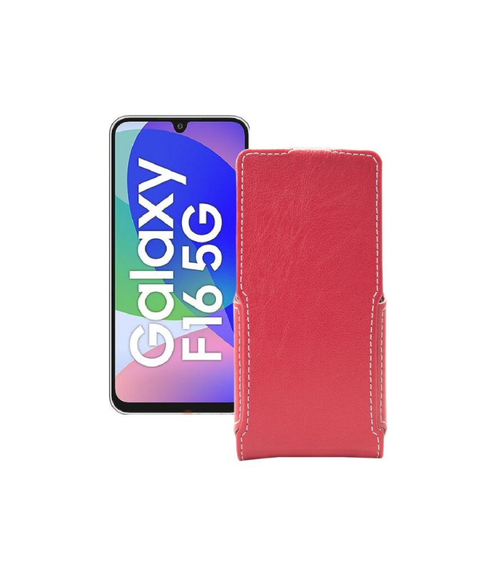 Чохол-флип з екошкіри для телефону Samsung Galaxy F16 (E166)