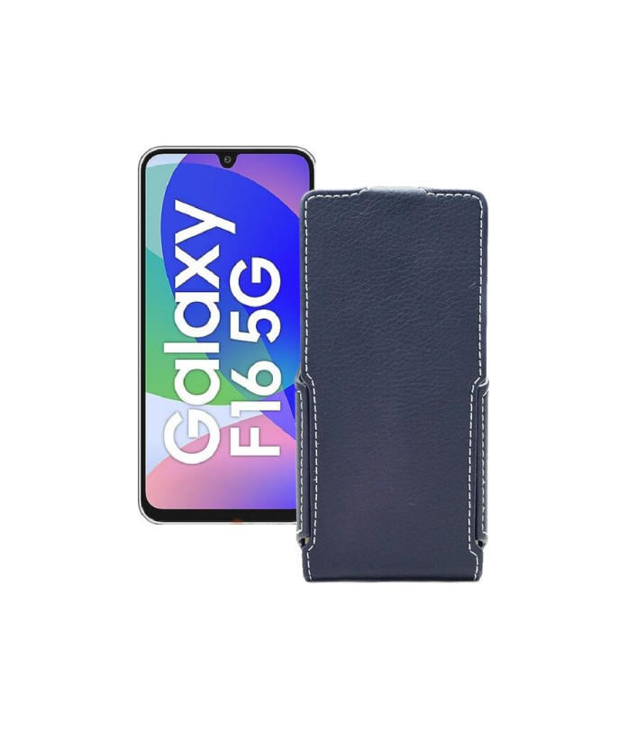 Чохол-флип з екошкіри для телефону Samsung Galaxy F16 (E166)