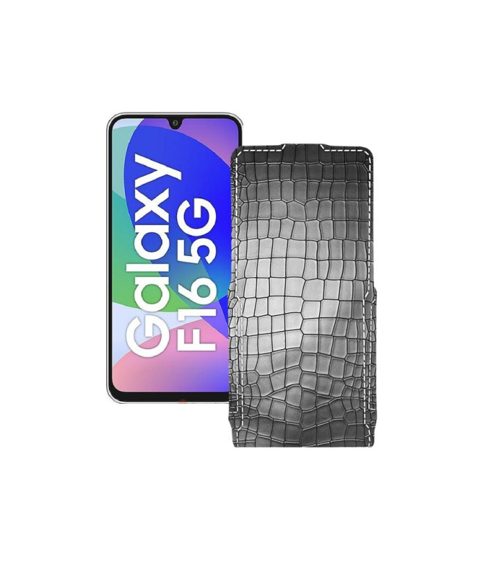 Чохол-флип з екошкіри для телефону Samsung Galaxy F16 (E166)