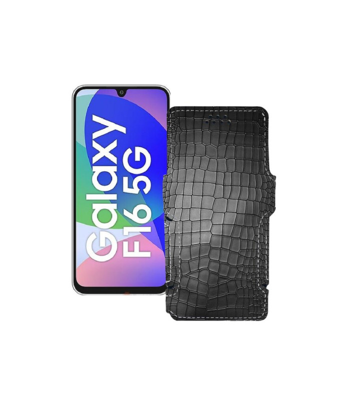 Чохол-книжка з екошкіри для телефону Samsung Galaxy F16 (E166)