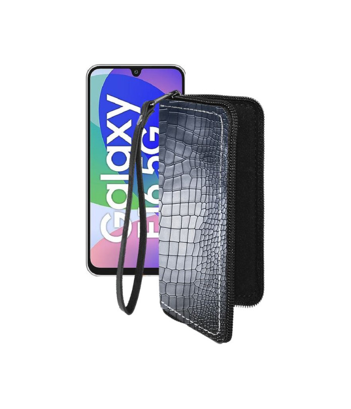 Чохол-гаманець з екошкіри для телефону Samsung Galaxy F16 (E166)