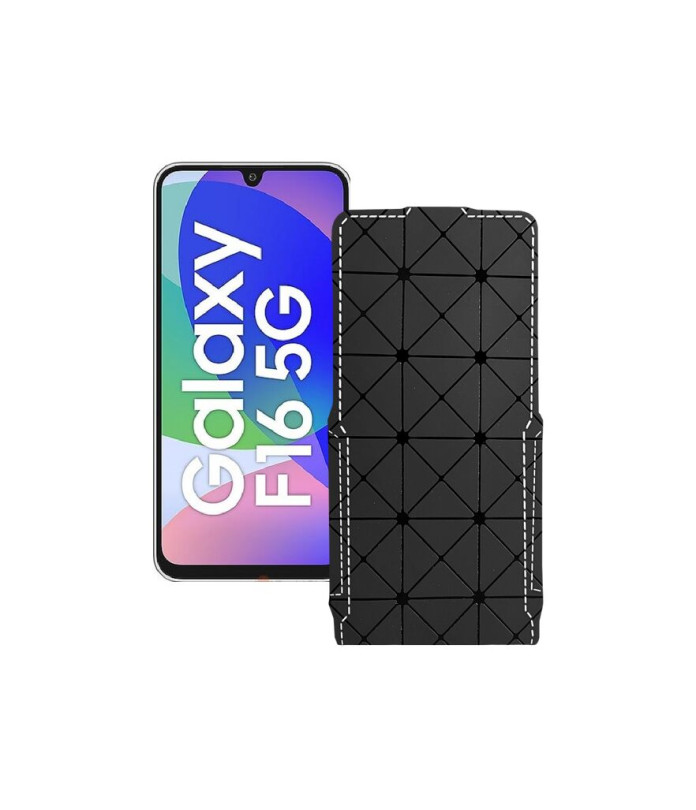 Чохол-флип з екошкіри для телефону Samsung Galaxy F16 (E166)