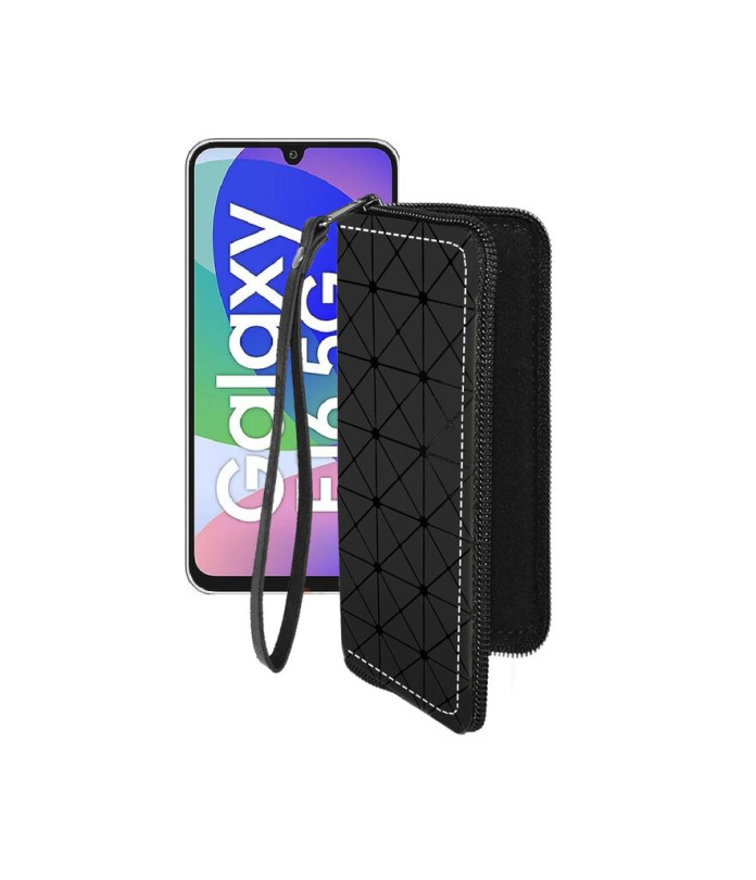 Чохол-гаманець з екошкіри для телефону Samsung Galaxy F16 (E166)