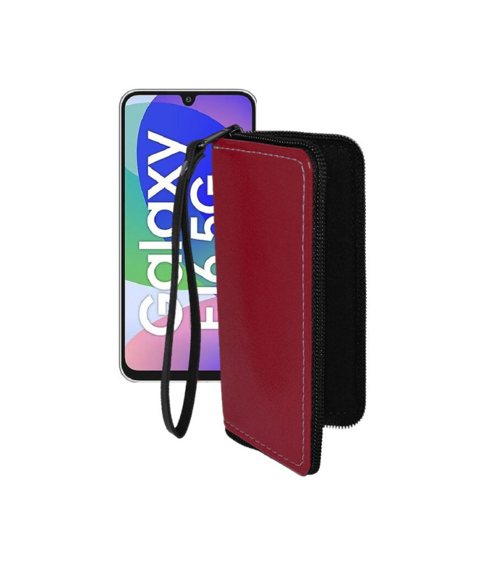 Чохол-гаманець з екошкіри для телефону Samsung Galaxy F16 (E166)