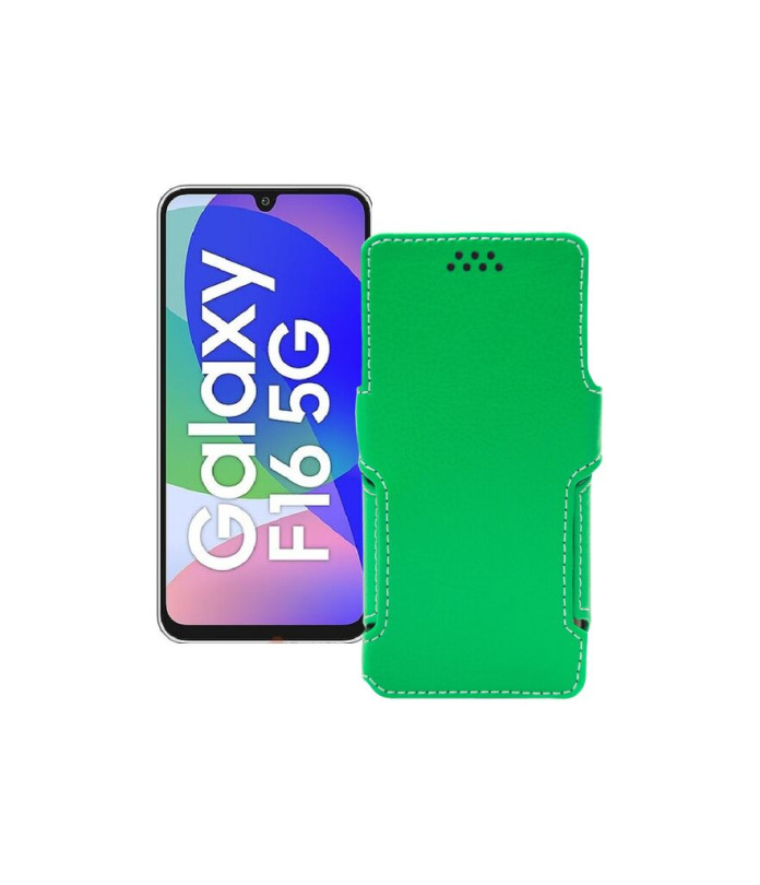 Чохол-книжка з екошкіри для телефону Samsung Galaxy F16 (E166)