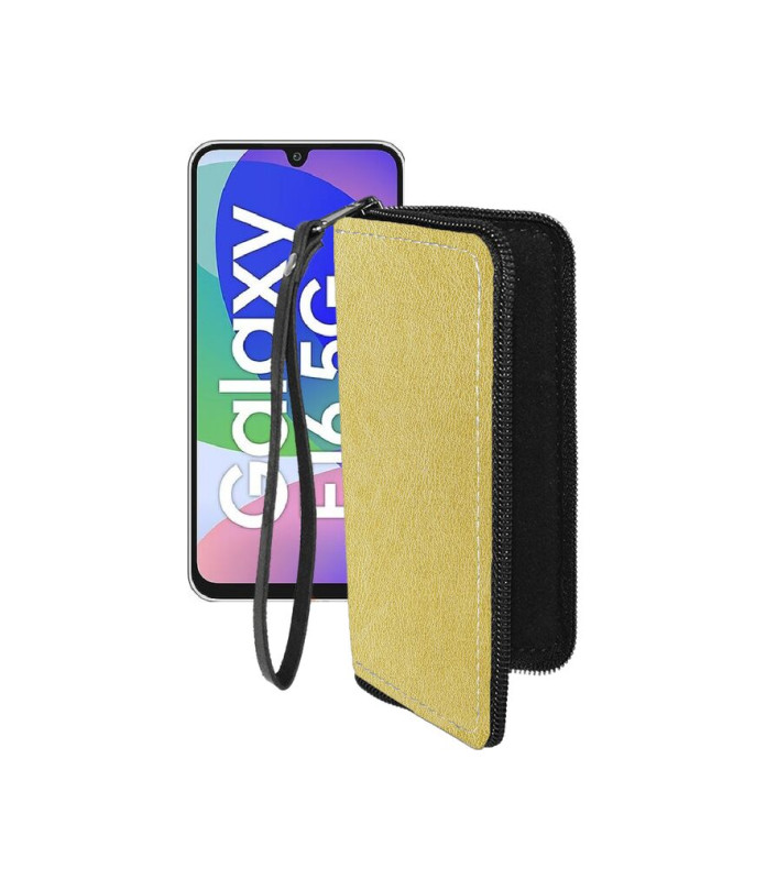 Чохол-гаманець з екошкіри для телефону Samsung Galaxy F16 (E166)