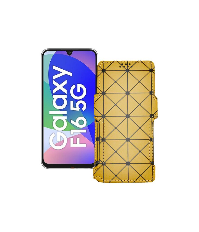 Чохол-книжка з екошкіри для телефону Samsung Galaxy F16 (E166)