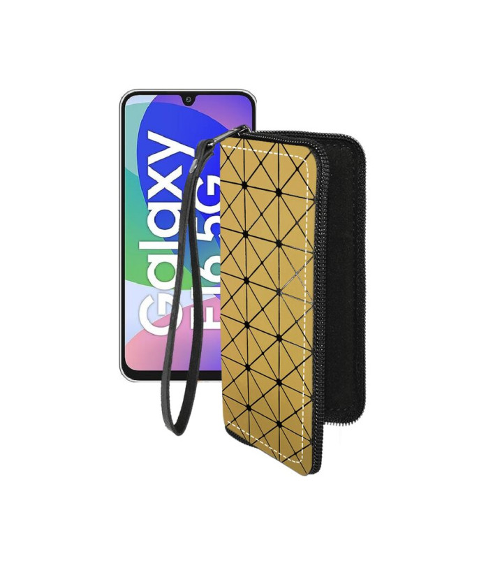 Чохол-гаманець з екошкіри для телефону Samsung Galaxy F16 (E166)