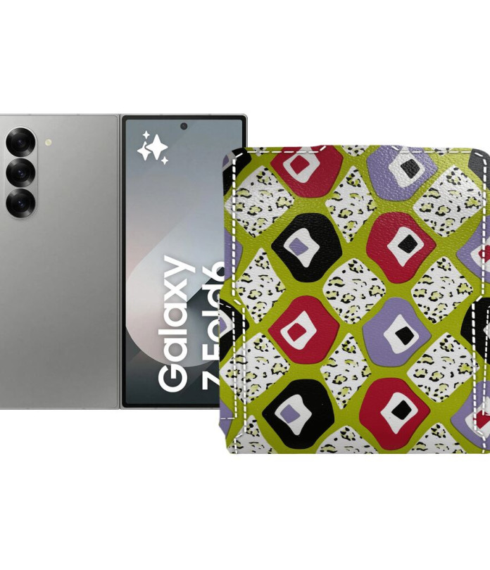 Чохол-флип з екошкіри для телефону Samsung Galaxy Z Fold 6 (SM-F956)