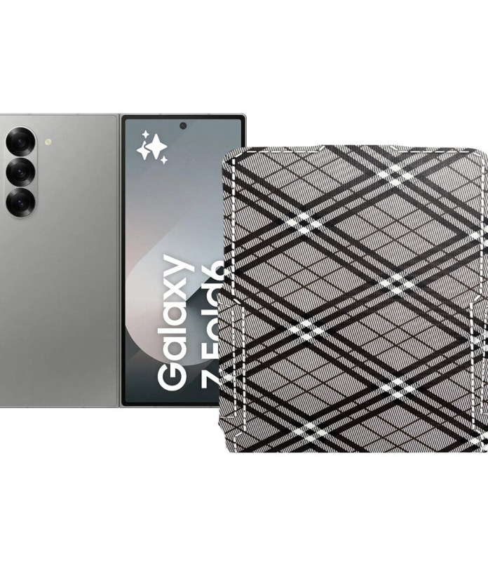 Чохол-флип з екошкіри для телефону Samsung Galaxy Z Fold 6 (SM-F956)