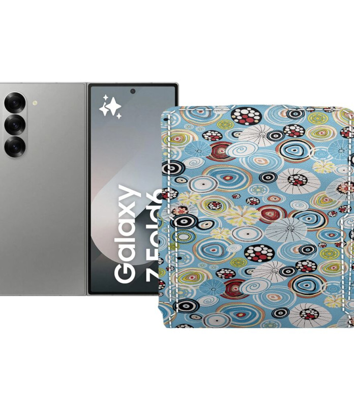 Чохол-флип з екошкіри для телефону Samsung Galaxy Z Fold 6 (SM-F956)