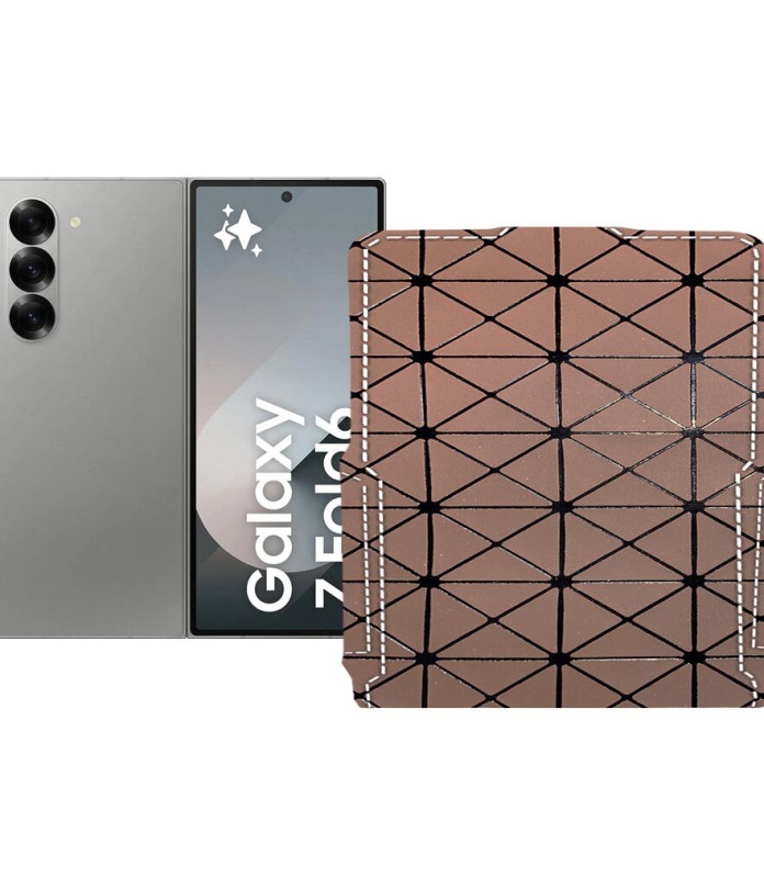Чохол-флип з екошкіри для телефону Samsung Galaxy Z Fold 6 (SM-F956)
