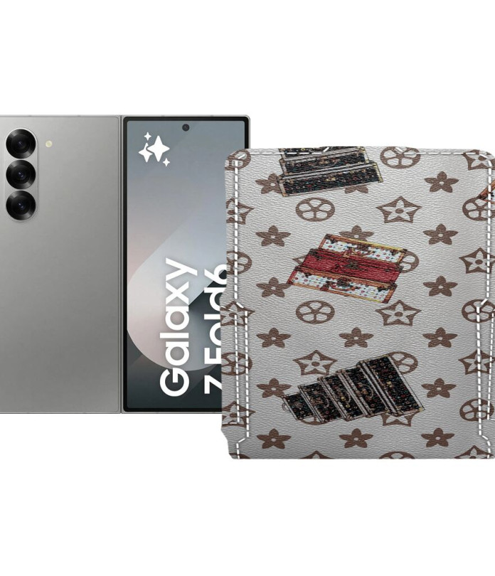 Чохол-флип з екошкіри для телефону Samsung Galaxy Z Fold 6 (SM-F956)