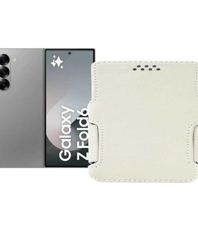 Чохол-книжка з екошкіри для телефону Samsung Galaxy Z Fold 6 (SM-F956)