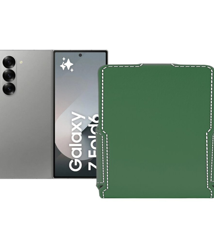 Чохол-флип з екошкіри для телефону Samsung Galaxy Z Fold 6 (SM-F956)