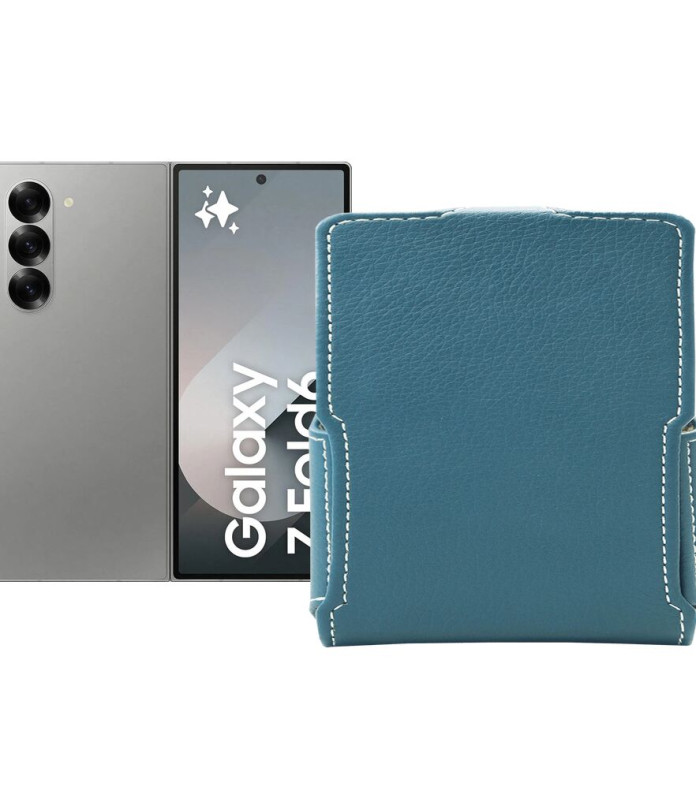 Чохол-флип з екошкіри для телефону Samsung Galaxy Z Fold 6 (SM-F956)