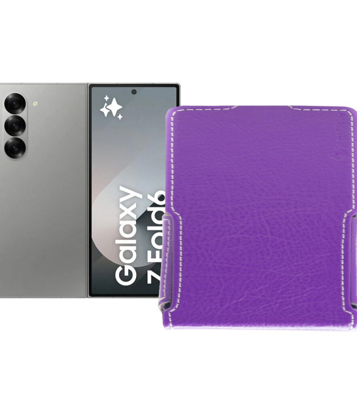 Чохол-флип з екошкіри для телефону Samsung Galaxy Z Fold 6 (SM-F956)