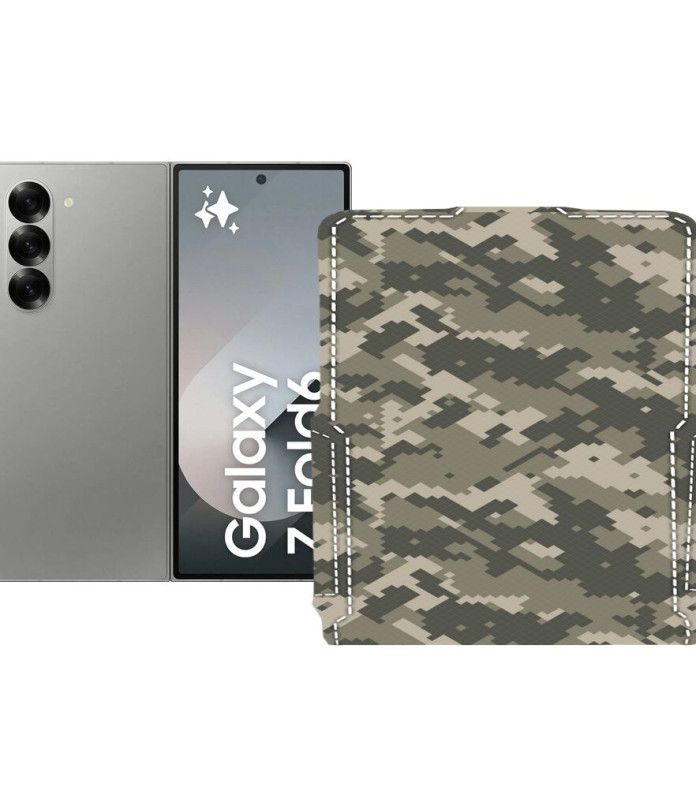 Чохол-флип з екошкіри для телефону Samsung Galaxy Z Fold 6 (SM-F956)