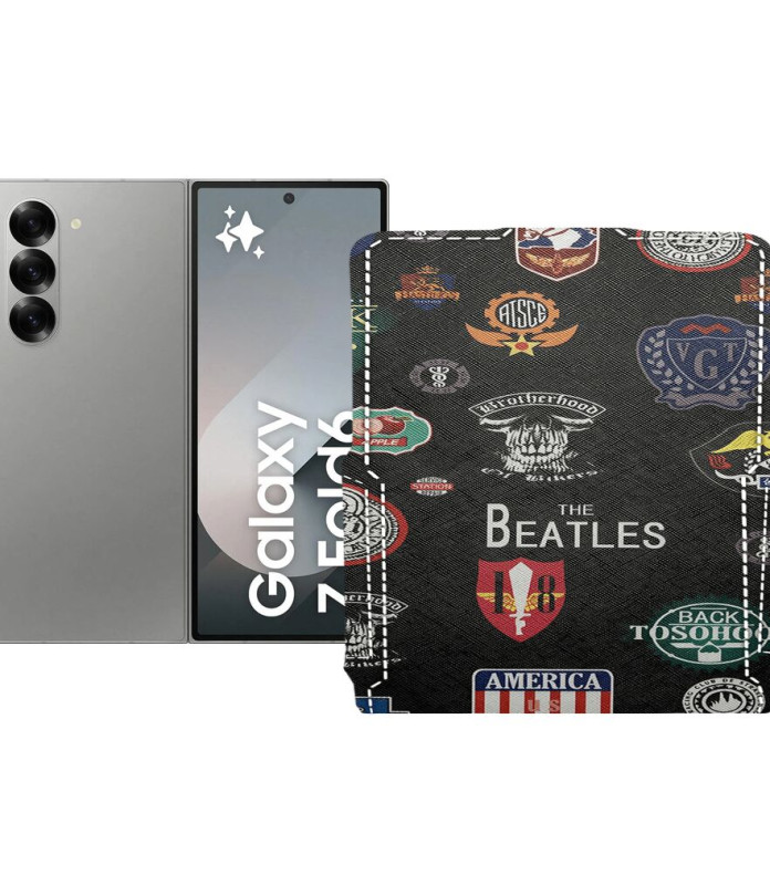 Чохол-флип з екошкіри для телефону Samsung Galaxy Z Fold 6 (SM-F956)