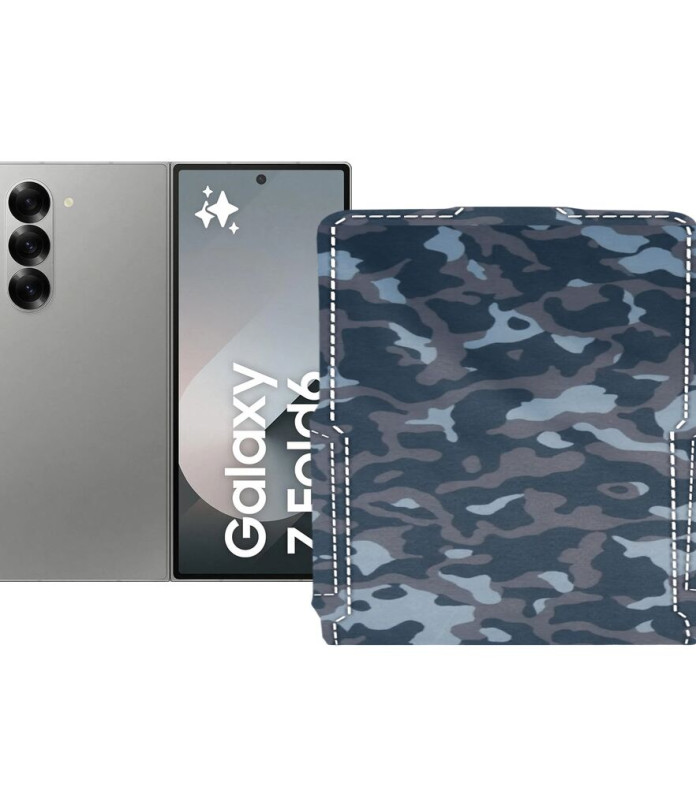 Чохол-флип з екошкіри для телефону Samsung Galaxy Z Fold 6 (SM-F956)