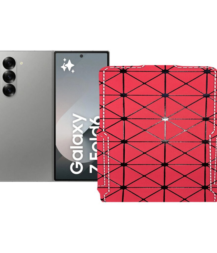 Чохол-флип з екошкіри для телефону Samsung Galaxy Z Fold 6 (SM-F956)