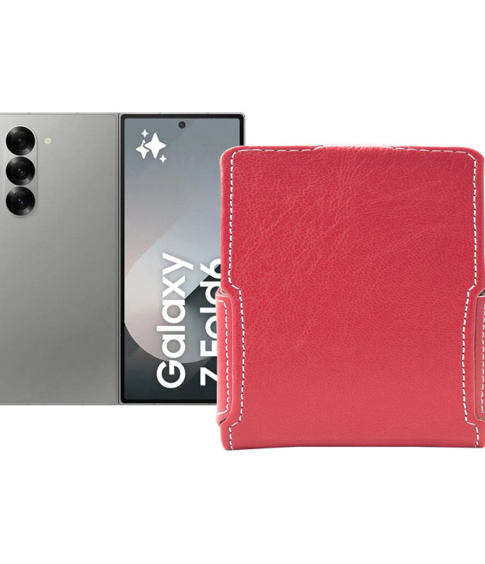 Чохол-флип з екошкіри для телефону Samsung Galaxy Z Fold 6 (SM-F956)