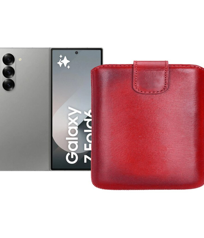 Витяжка зі шкіри для телефону Samsung Galaxy Z Fold 6 (SM-F956)