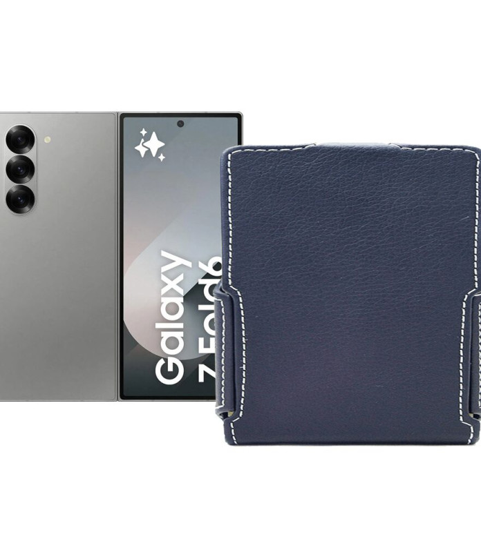 Чохол-флип з екошкіри для телефону Samsung Galaxy Z Fold 6 (SM-F956)