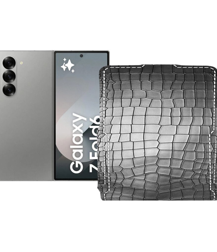 Чохол-флип з екошкіри для телефону Samsung Galaxy Z Fold 6 (SM-F956)