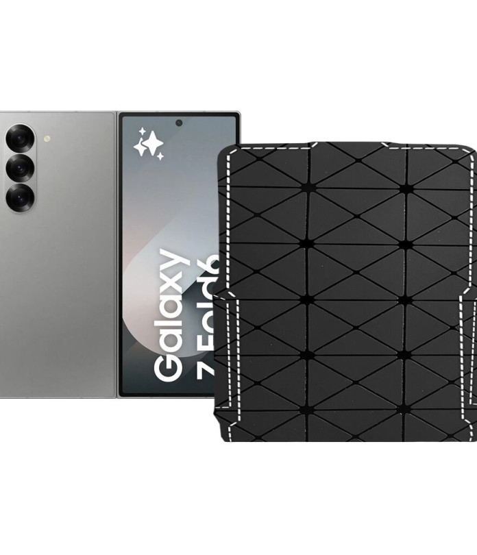 Чохол-флип з екошкіри для телефону Samsung Galaxy Z Fold 6 (SM-F956)