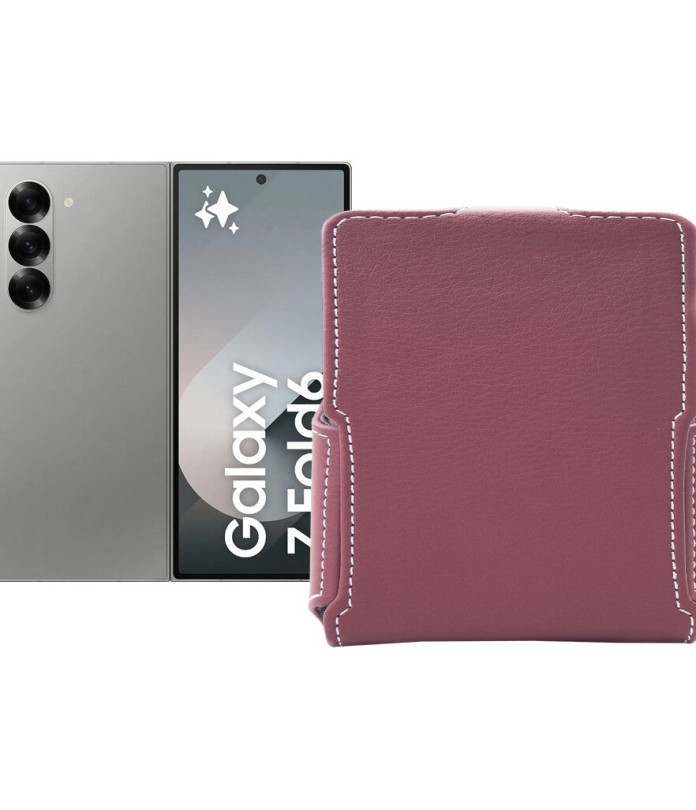 Чохол-флип з екошкіри для телефону Samsung Galaxy Z Fold 6 (SM-F956)