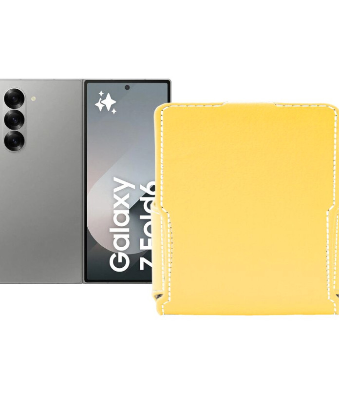 Чохол-флип з екошкіри для телефону Samsung Galaxy Z Fold 6 (SM-F956)