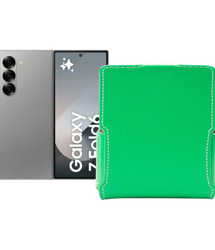 Чохол-флип з екошкіри для телефону Samsung Galaxy Z Fold 6 (SM-F956)