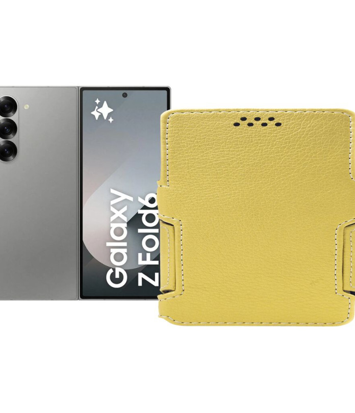 Чохол-книжка з екошкіри для телефону Samsung Galaxy Z Fold 6 (SM-F956)