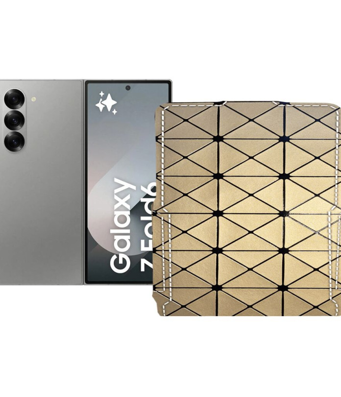 Чохол-флип з екошкіри для телефону Samsung Galaxy Z Fold 6 (SM-F956)