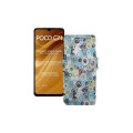 Чохол-книжка з екошкіри для телефону Xiaomi Poco C71