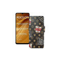Чохол-книжка з екошкіри для телефону Xiaomi Poco C71