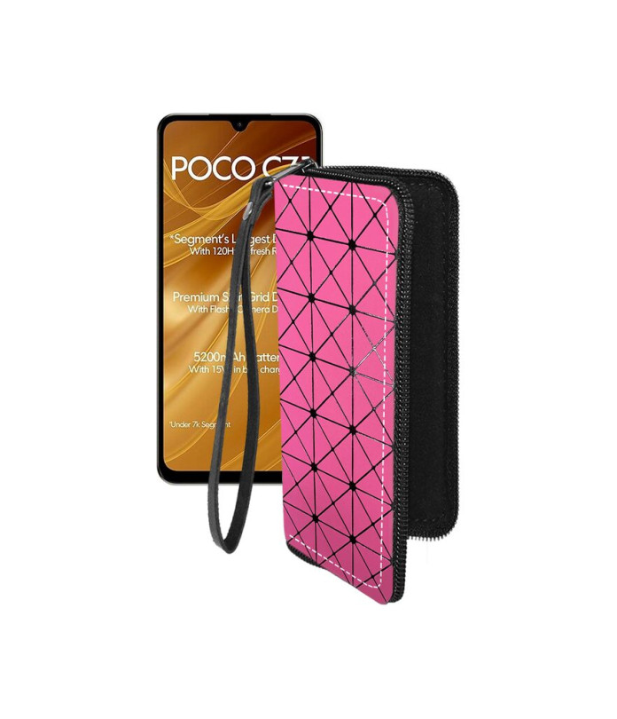 Чохол-гаманець з екошкіри для телефону Xiaomi Poco C71